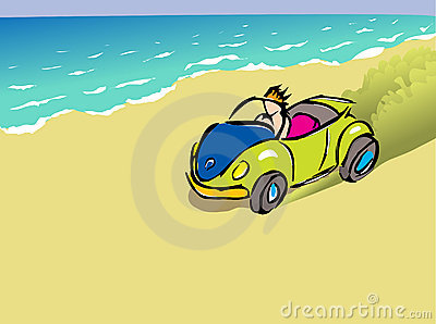 Beach buggy llustration