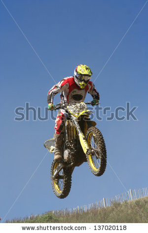 Motocross motorcycle jump 2